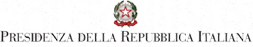 Logo Presidenza della Repubblica